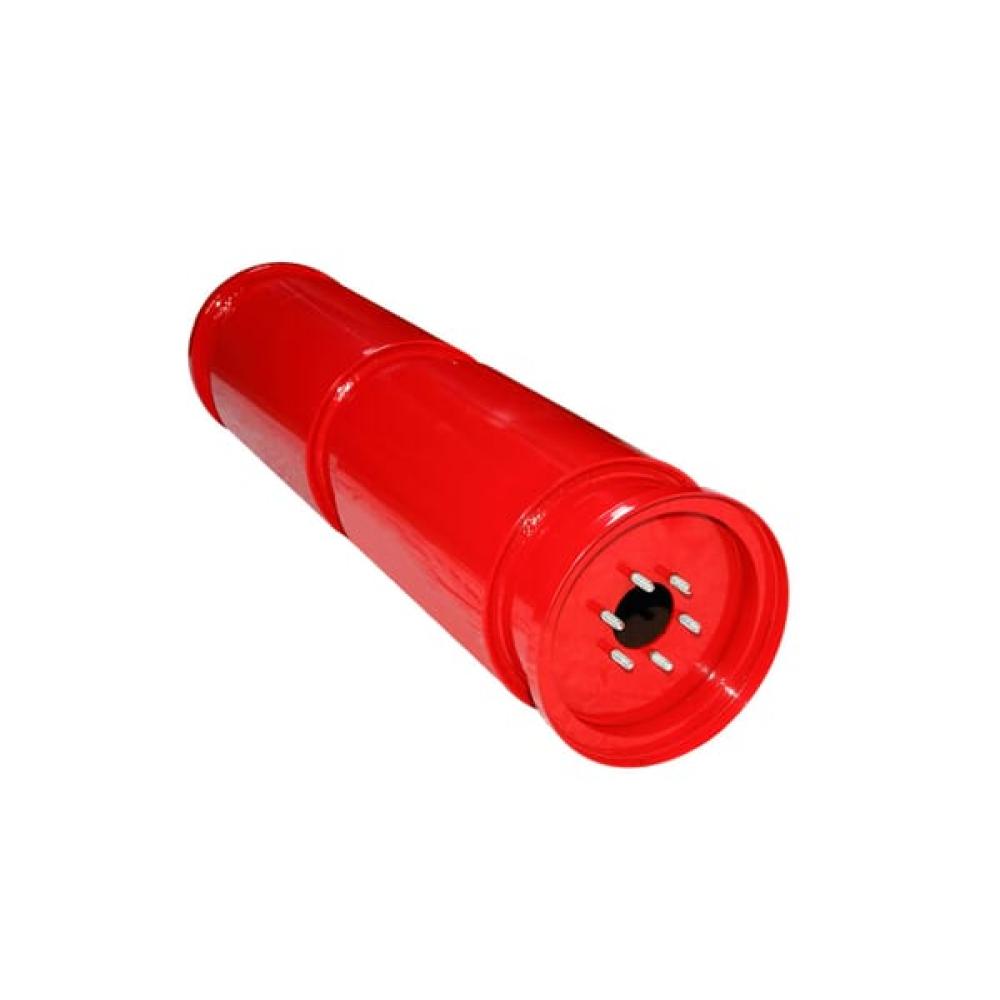 Angled front view with bag zipped and handles upright.