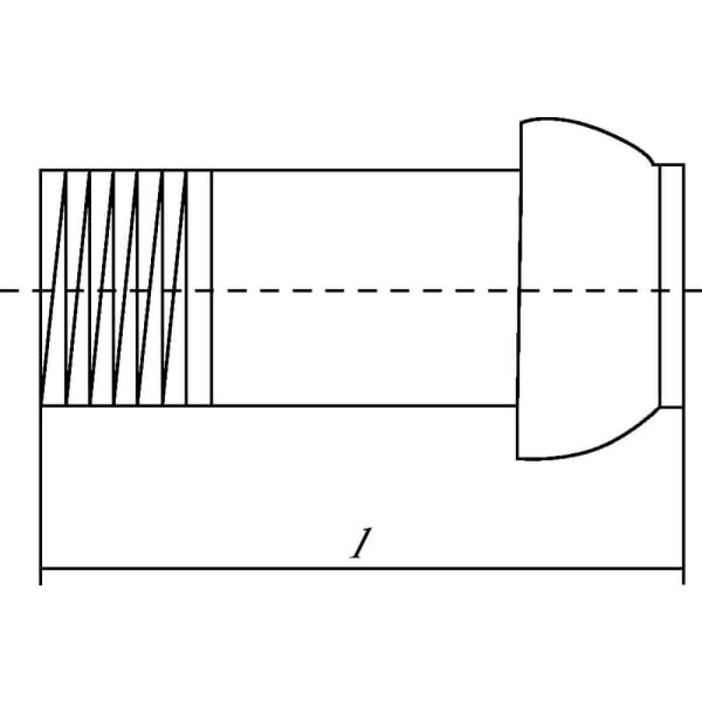 Male 2" coupling with 2" male thread