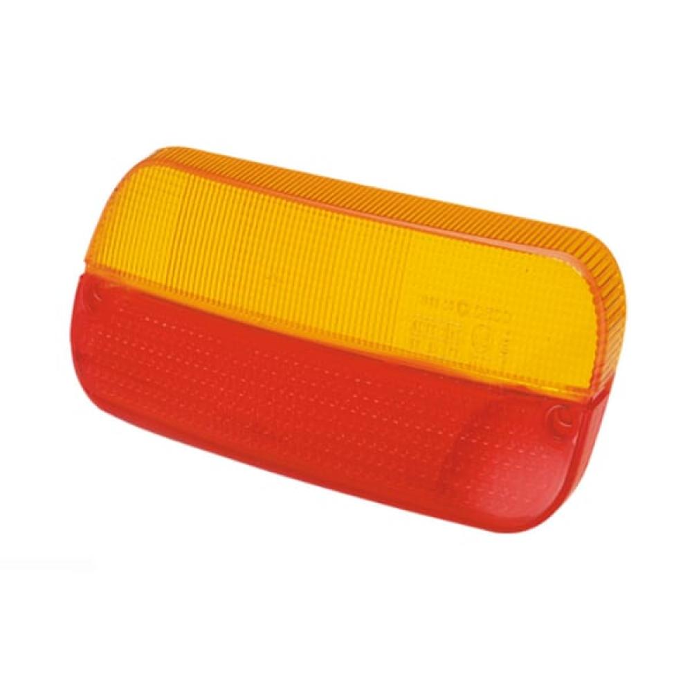 Light lens, red/transparent/amber rear Cobo