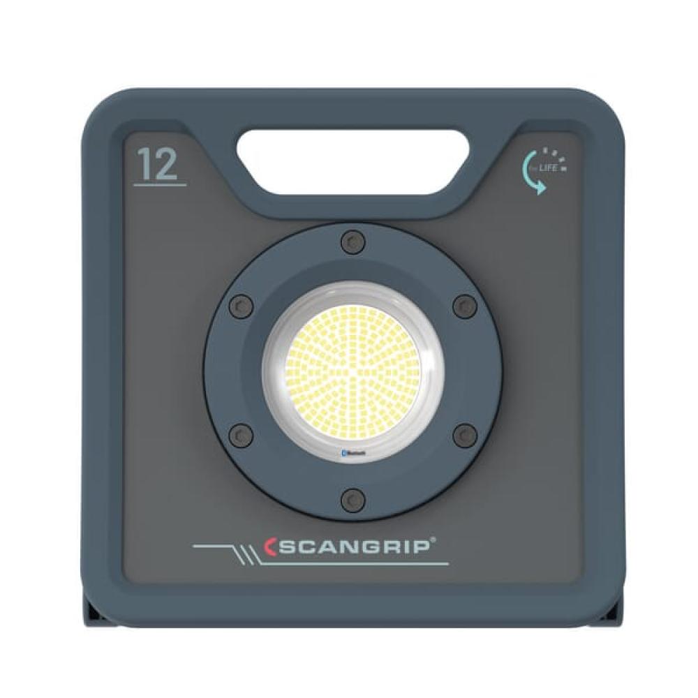 Angled front view with bag zipped and handles upright.