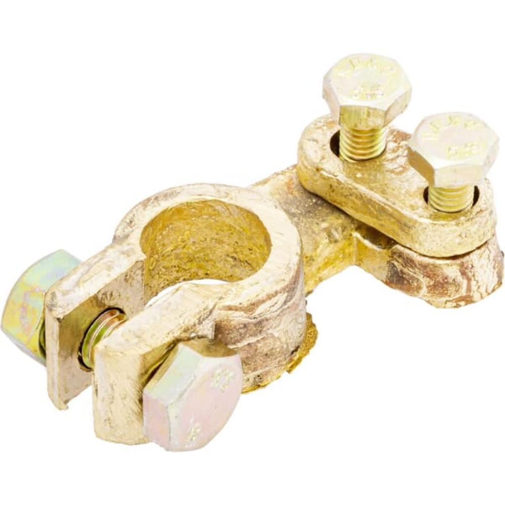 Batterieklemme, aus Messing, Minuspol