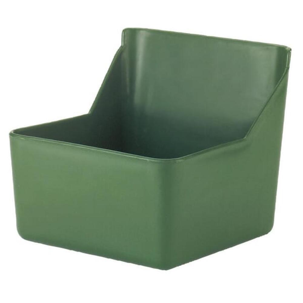 Angled front view with bag zipped and handles upright.