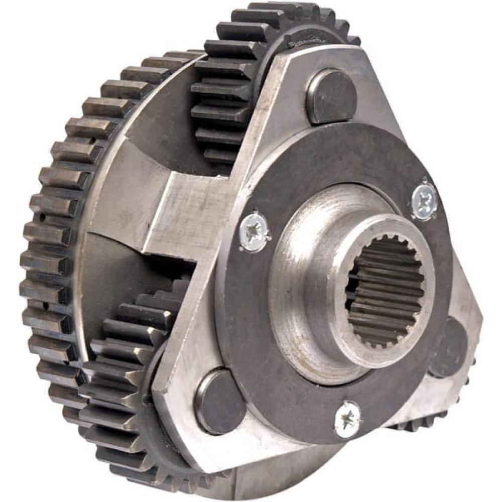 Angled front view with bag zipped and handles upright.