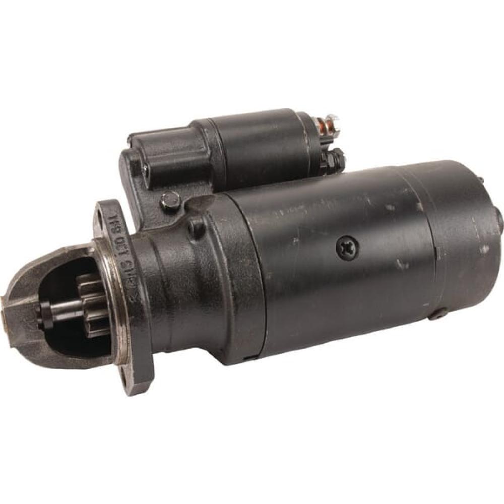 Angled front view with bag zipped and handles upright.