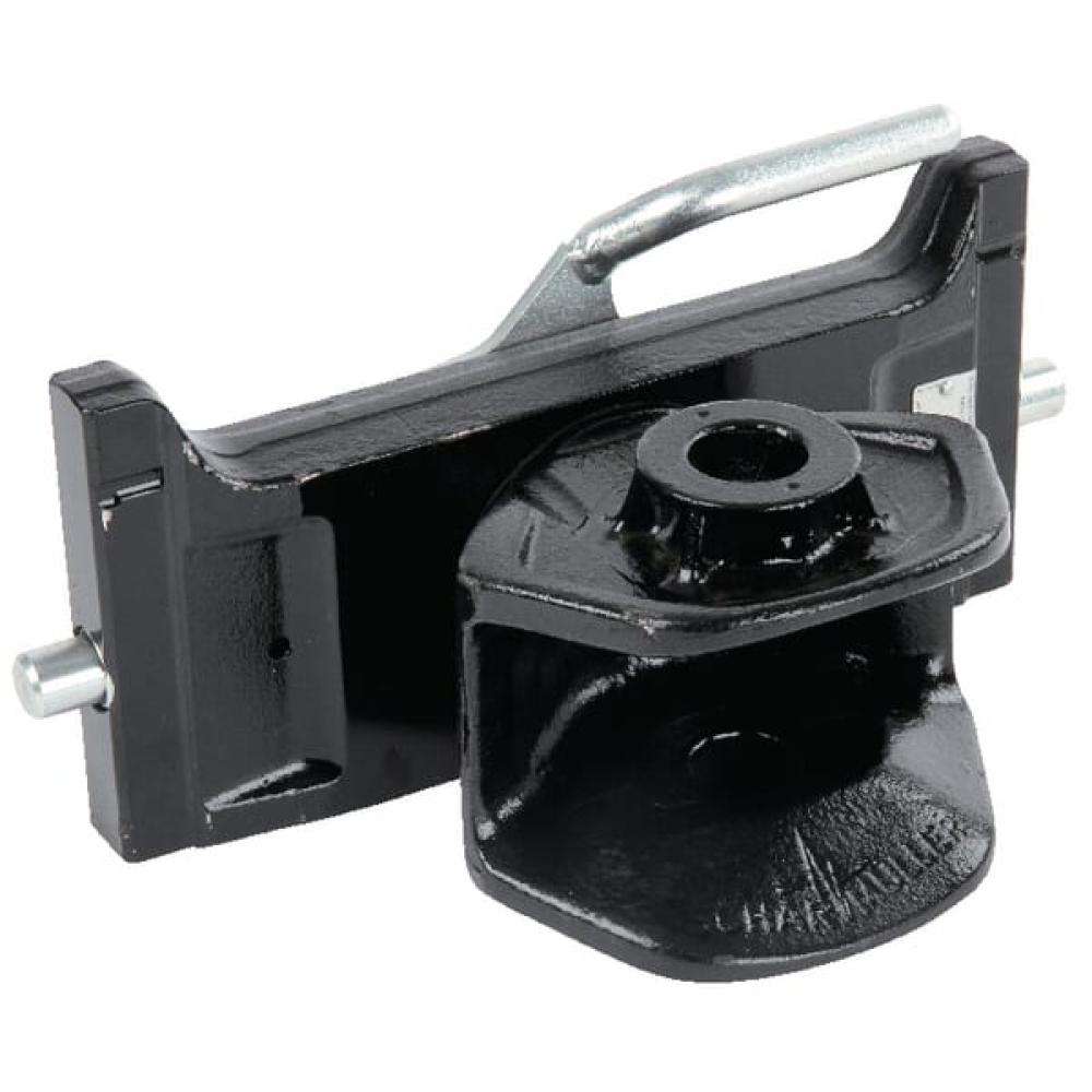 Angled front view with bag zipped and handles upright.