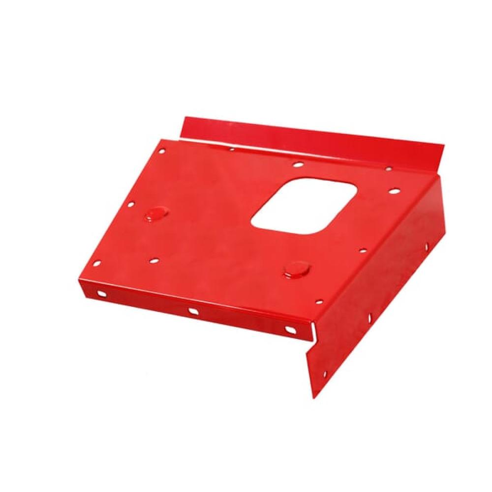 Angled front view with bag zipped and handles upright.