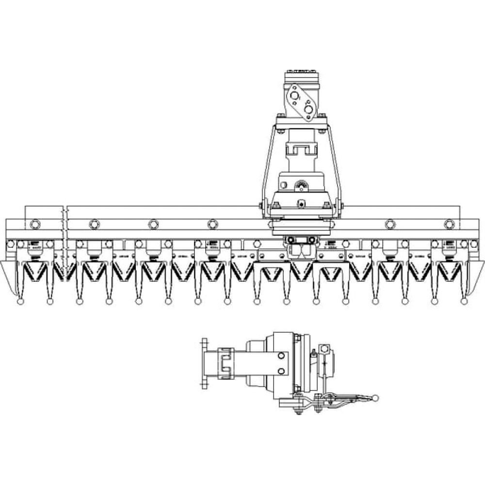 KM120-S Heckenschere 1.20m kpl