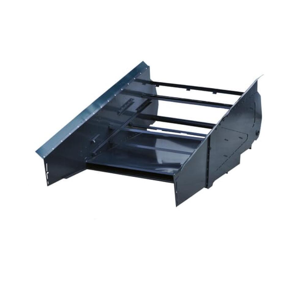 Angled front view with bag zipped and handles upright.