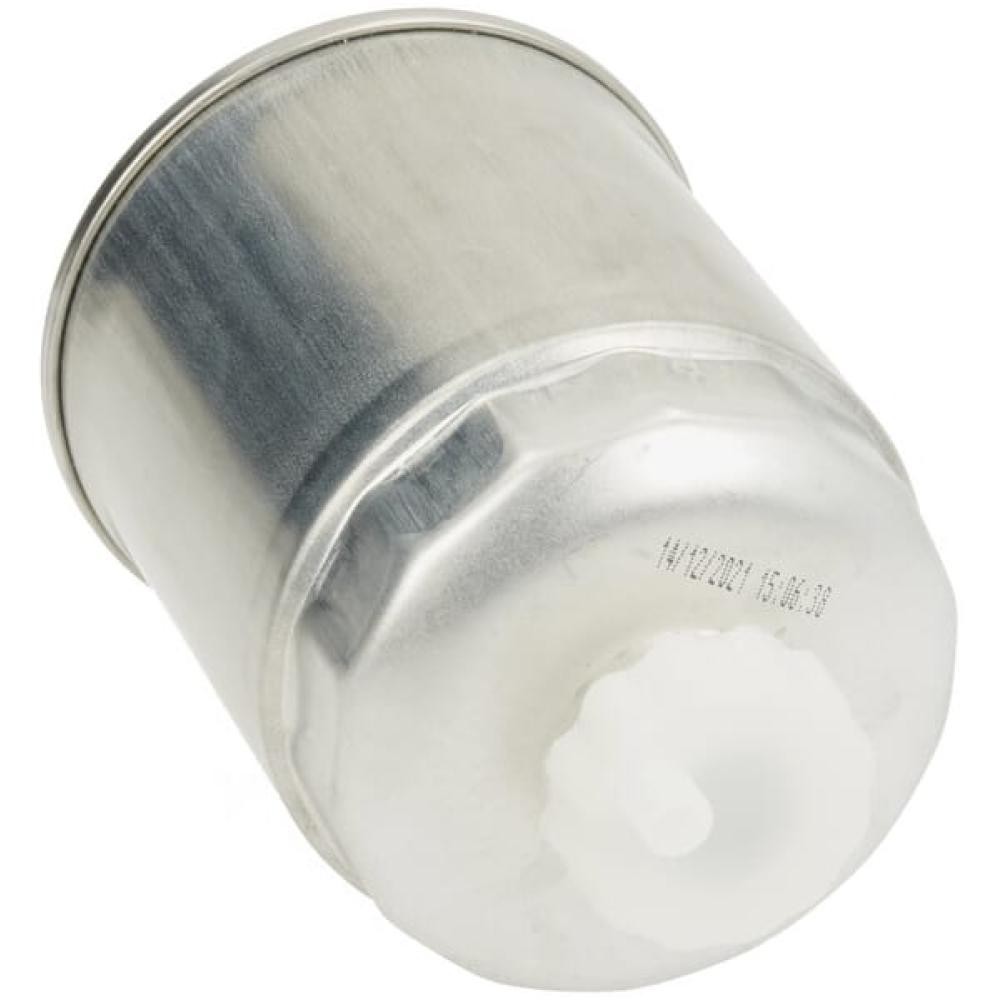 Angled front view with bag zipped and handles upright.