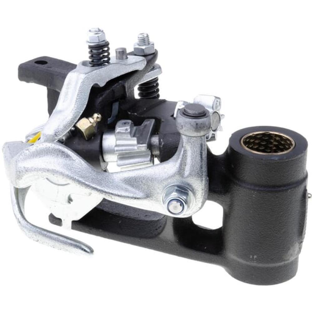 Angled front view with bag zipped and handles upright.