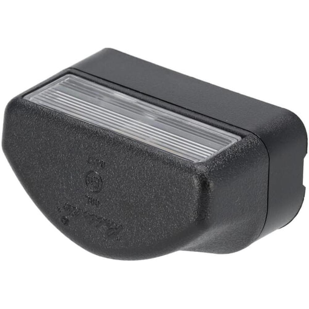 Angled front view with bag zipped and handles upright.