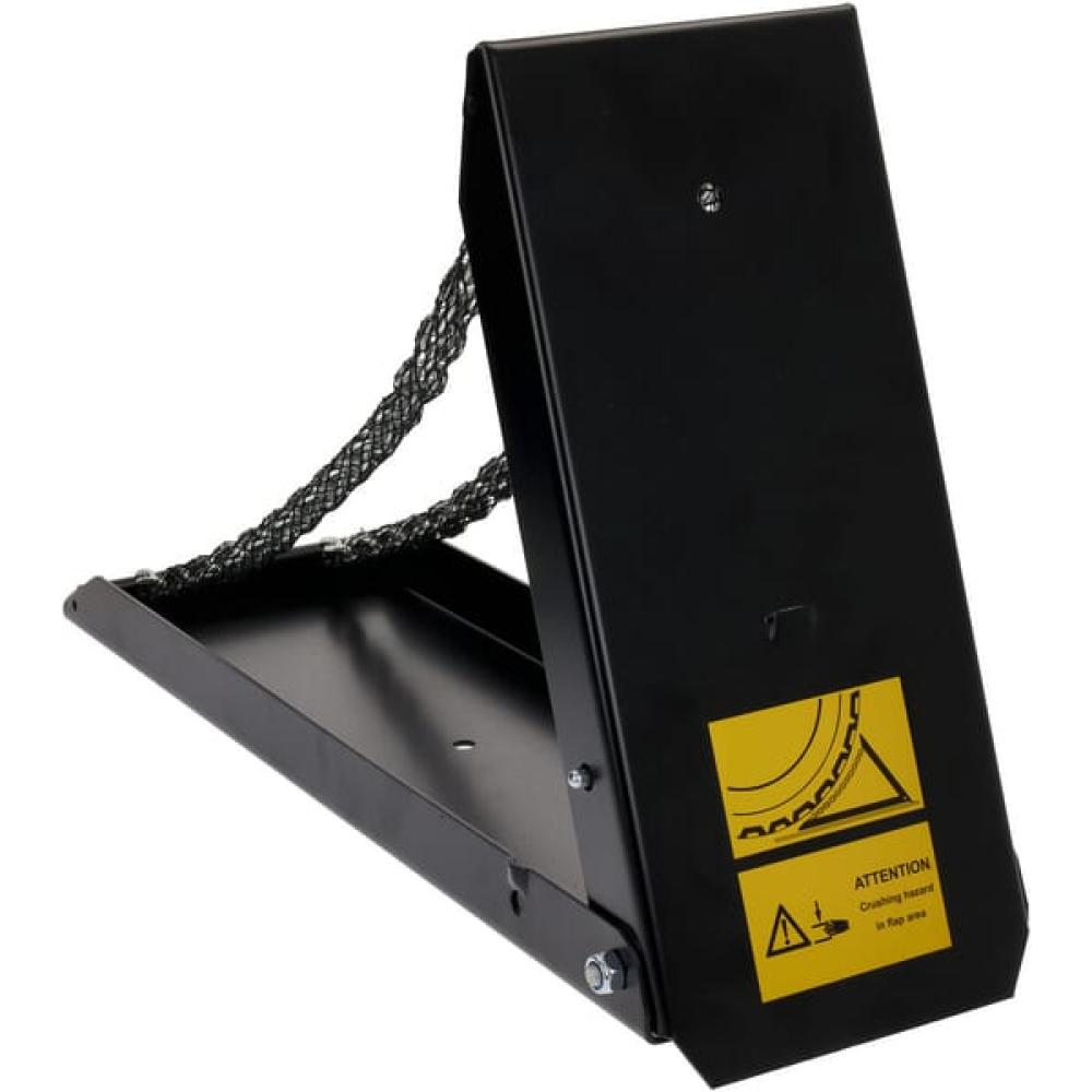 Angled front view with bag zipped and handles upright.