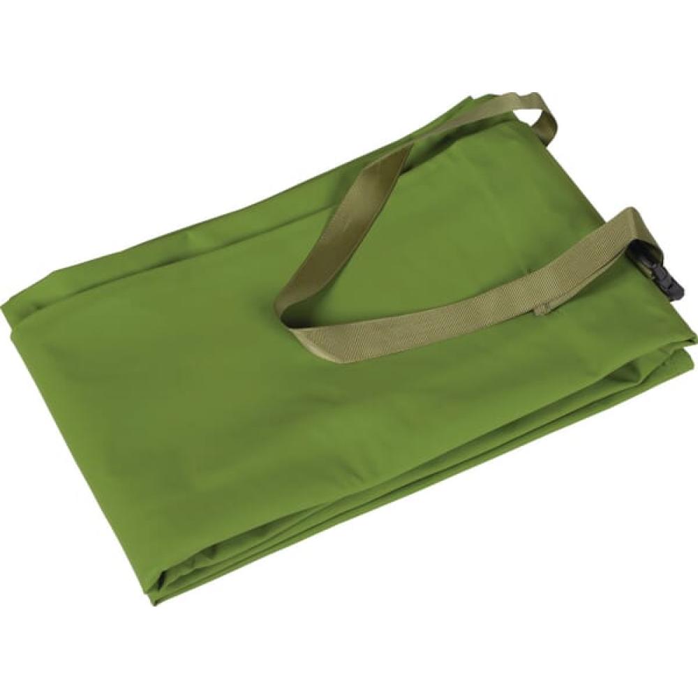 Angled front view with bag zipped and handles upright.