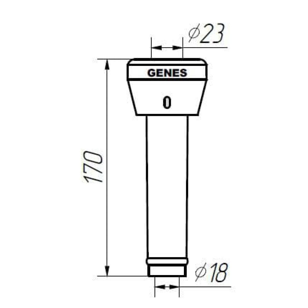 Milking liners adapt. Westfalia 7021.2725.220, Ø 18 mm