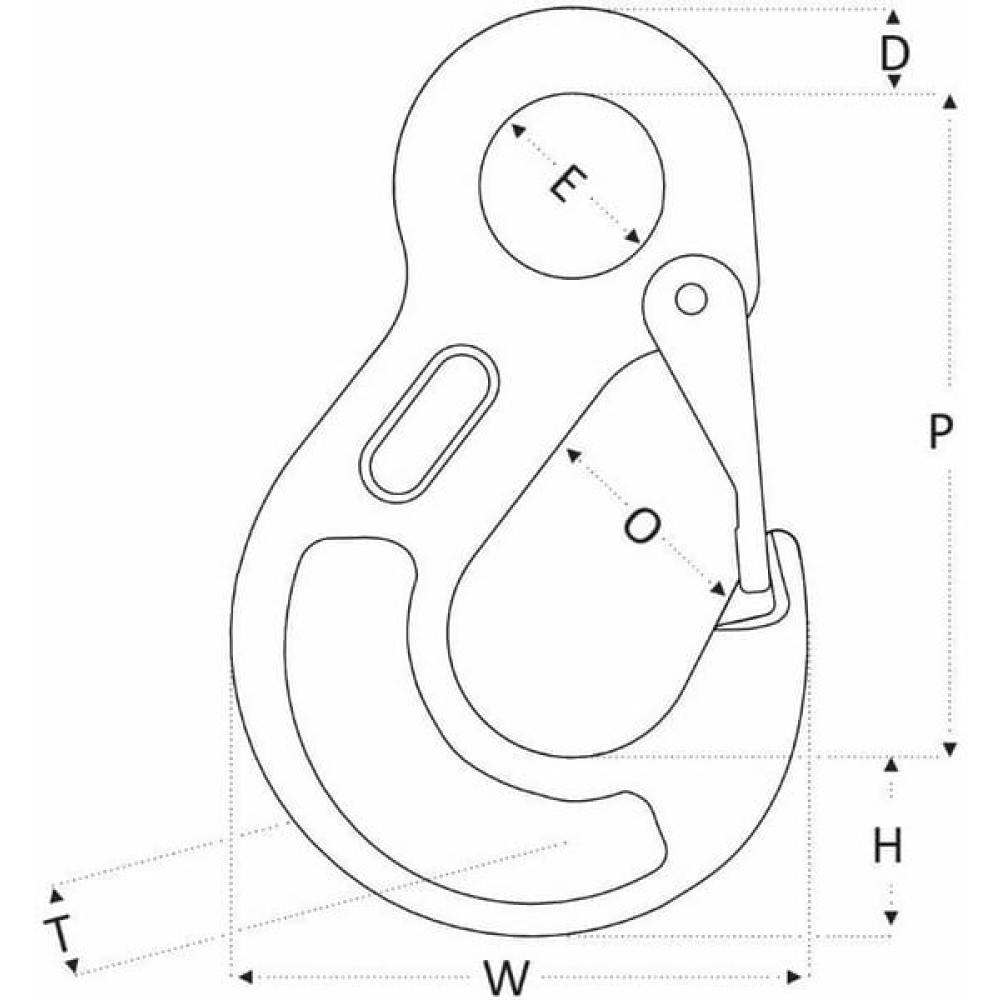 Lastooghaak REH G10, 6mm
