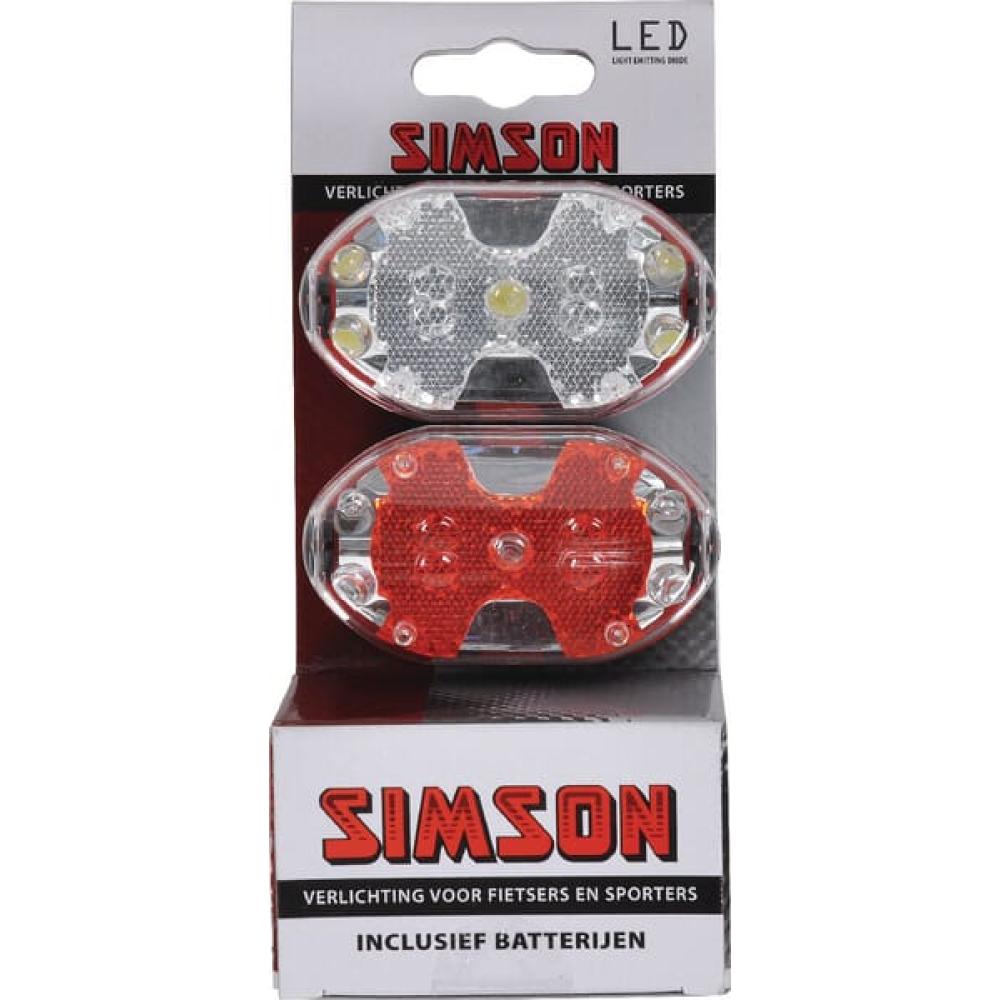 Batterij LED set voor en acht