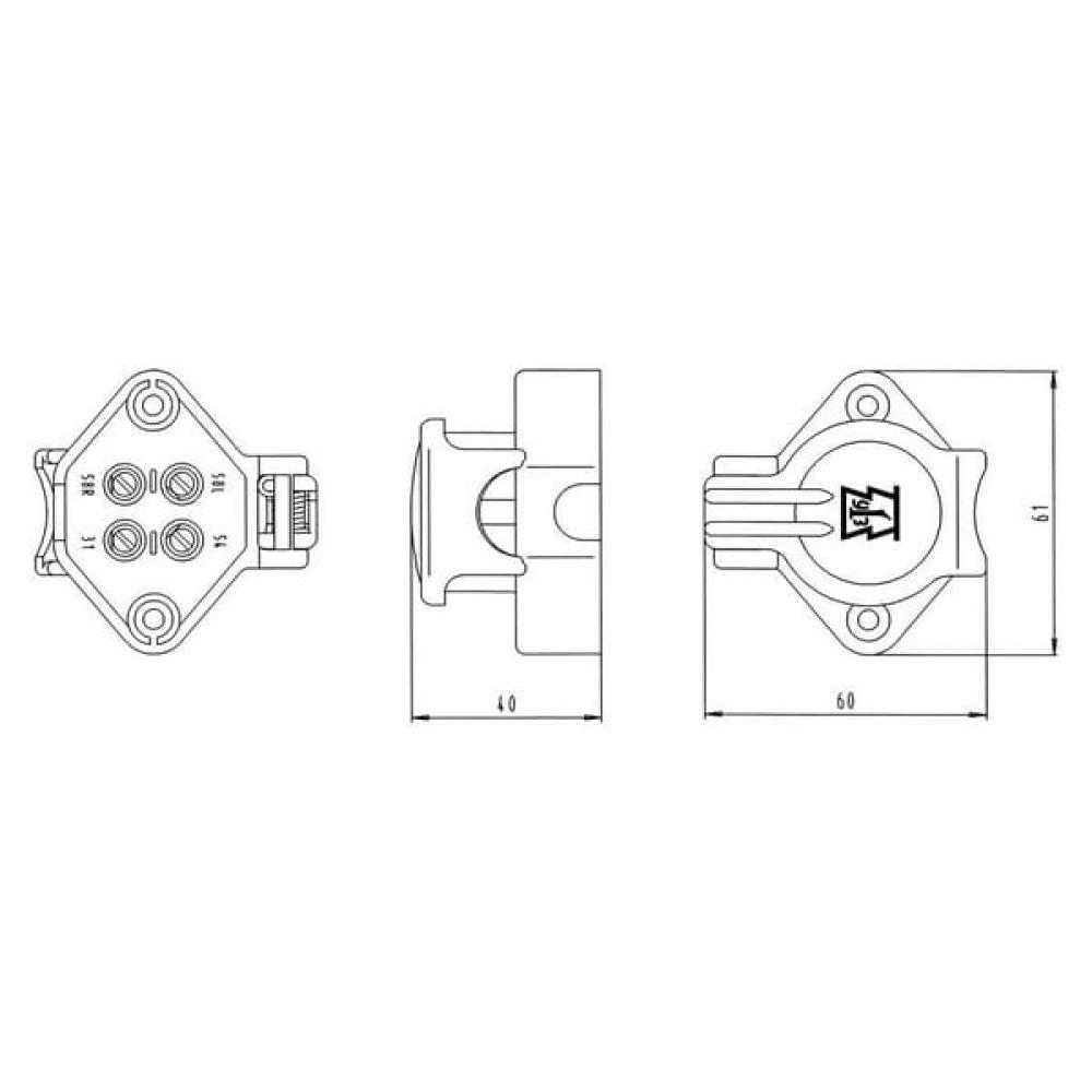 Angled front view with bag zipped and handles upright.