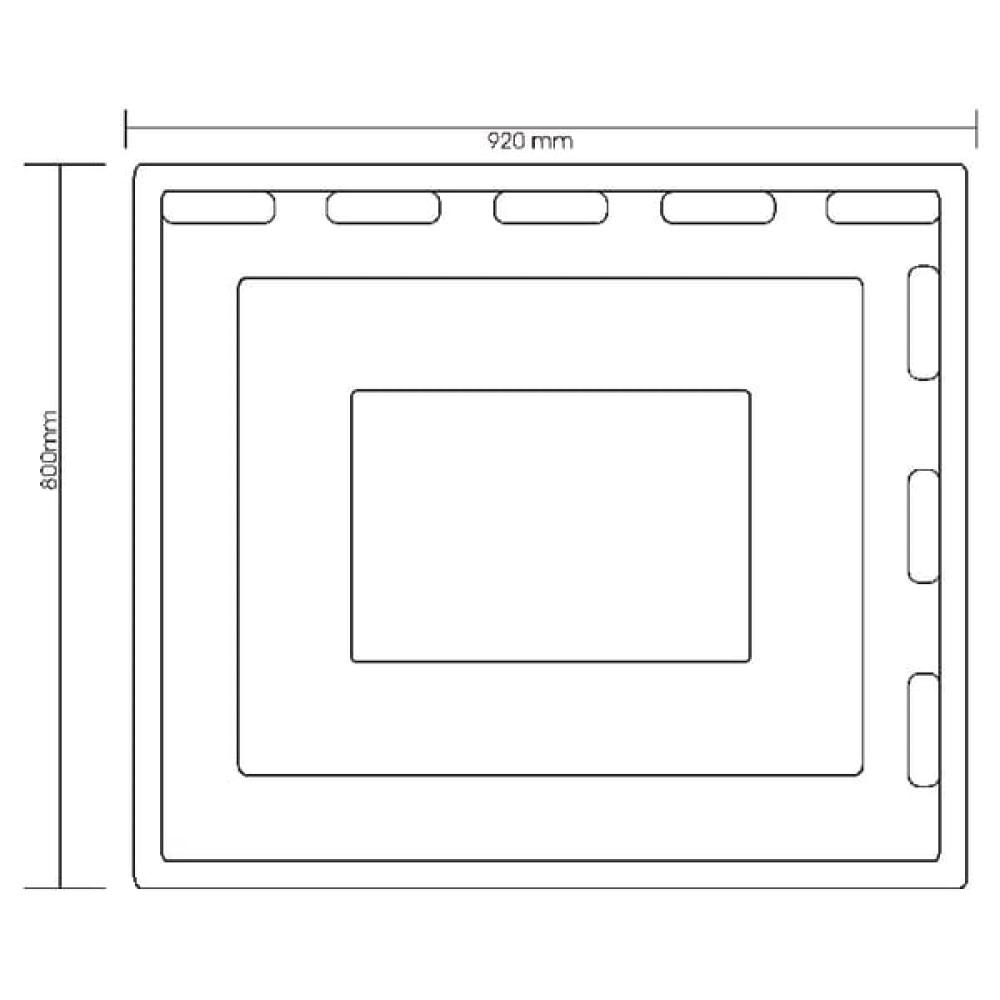 Angled front view with bag zipped and handles upright.