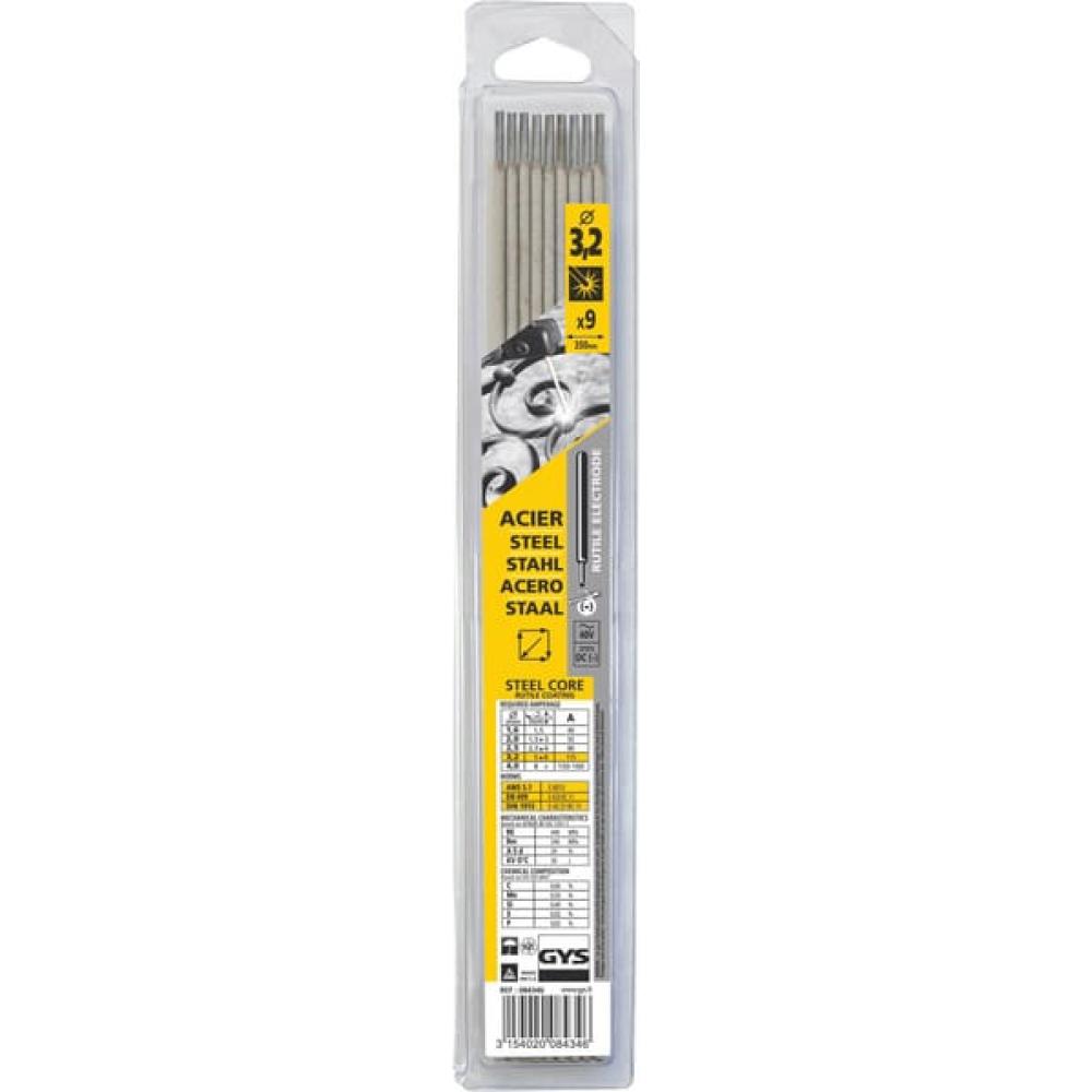 Elektrode rutiel 3,2x350 mm (9x)