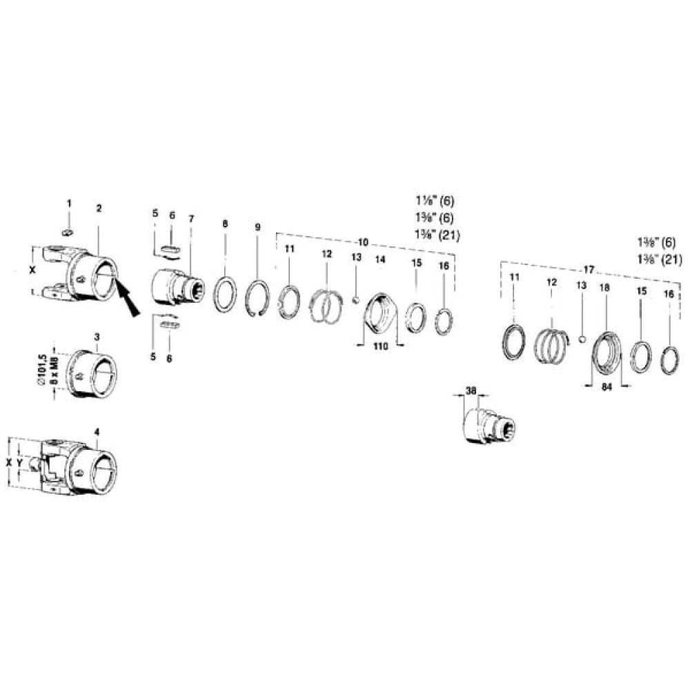 Housing F5/1R W2200
