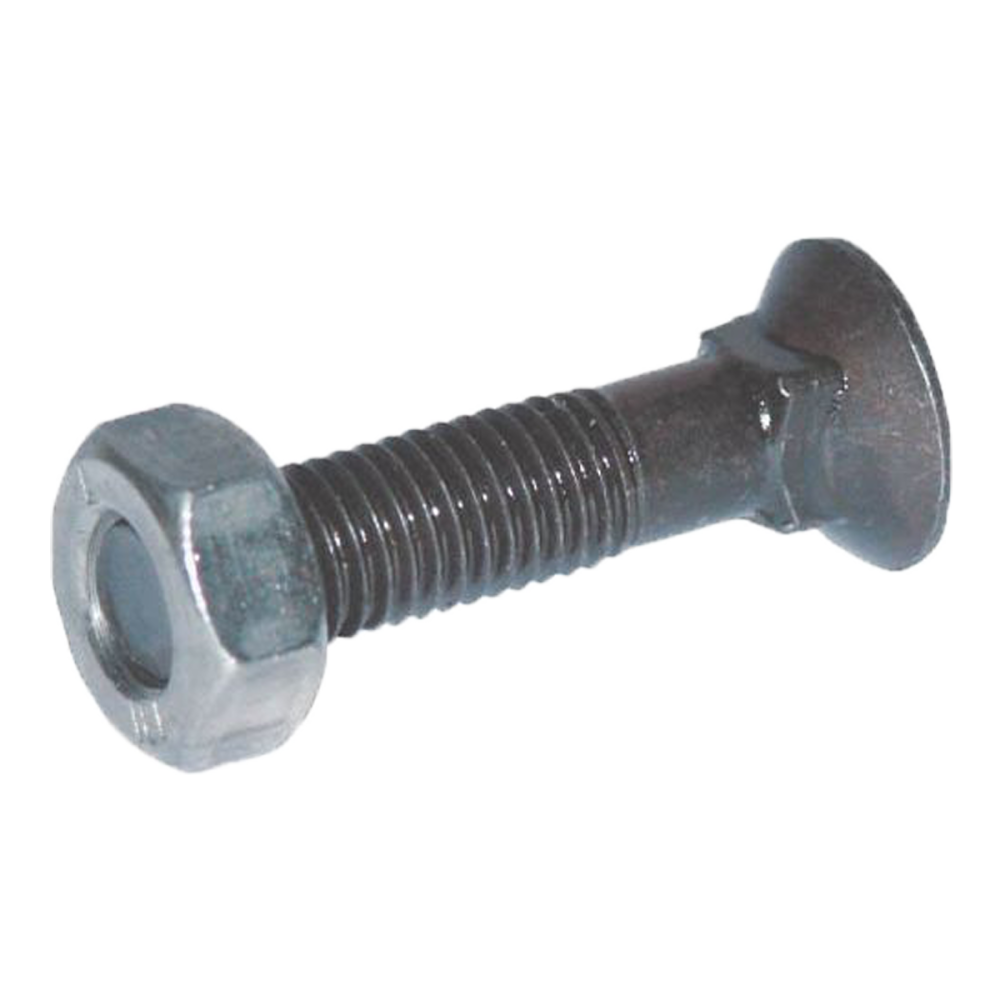 Ploegbout vierk. M12x85 12.9 + moer