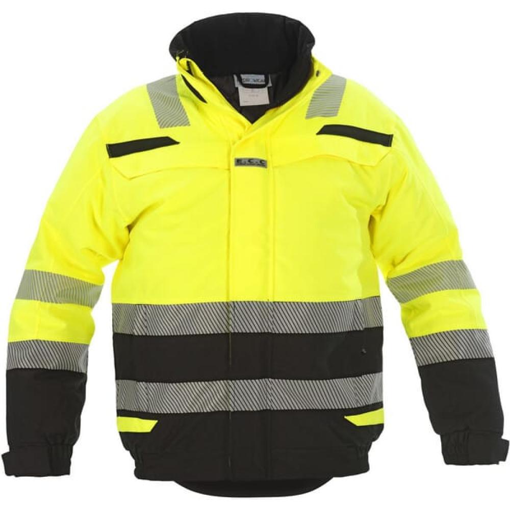 Pilotenjack Hi-vis, geel-zwart, XL