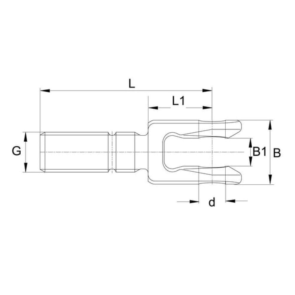 Gaffelstang M30