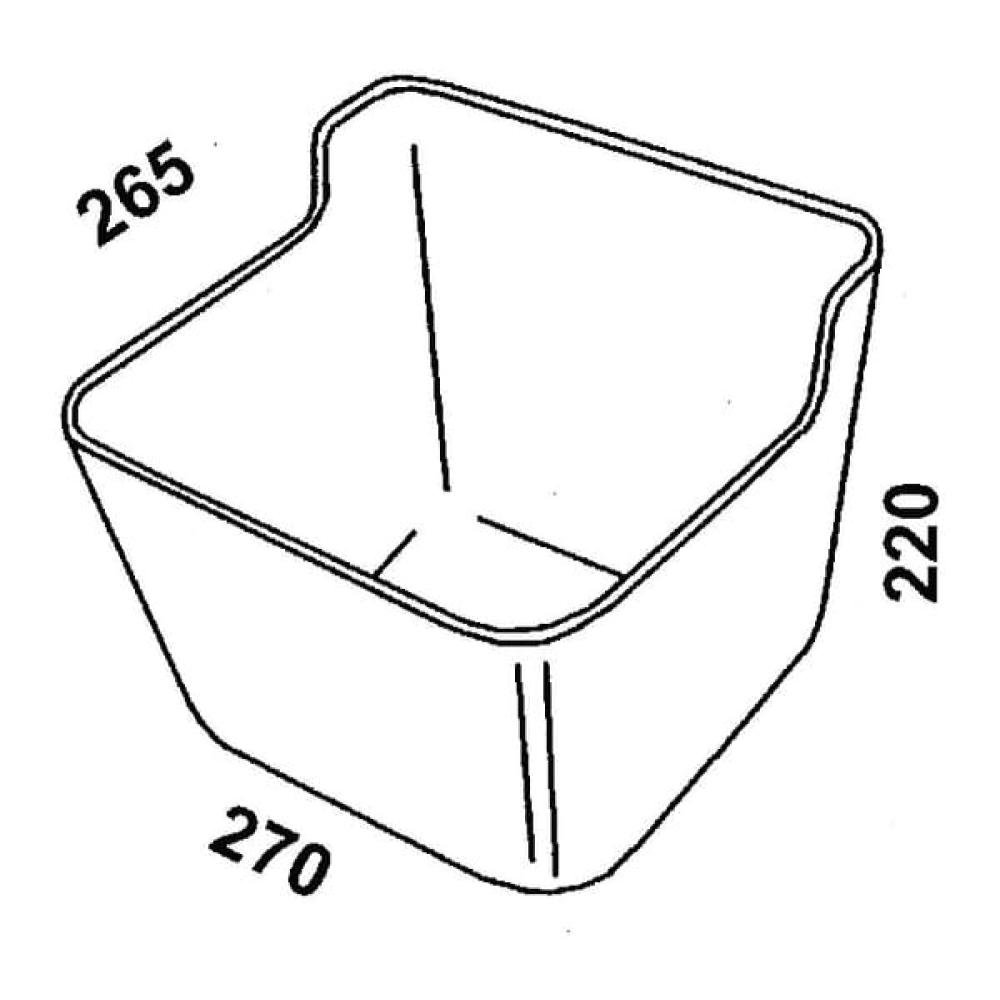 Angled front view with bag zipped and handles upright.