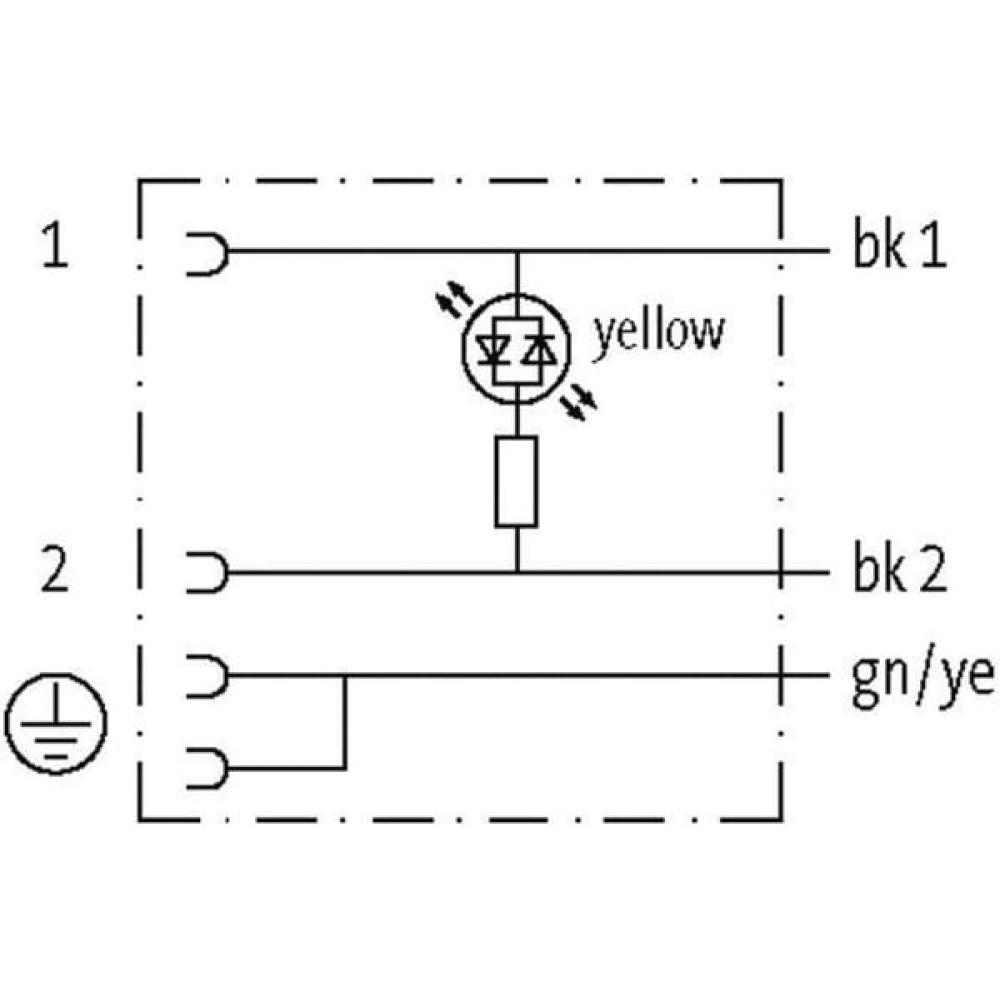 Stekker 18mm, 1,5m kabel