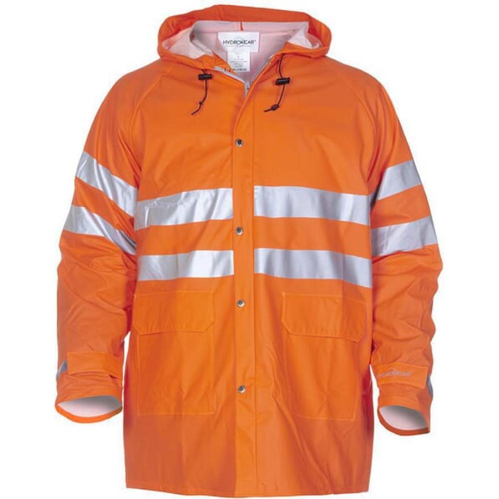 Regenjacke Hi-vis, orange, Größe 3XL, Hydrowear