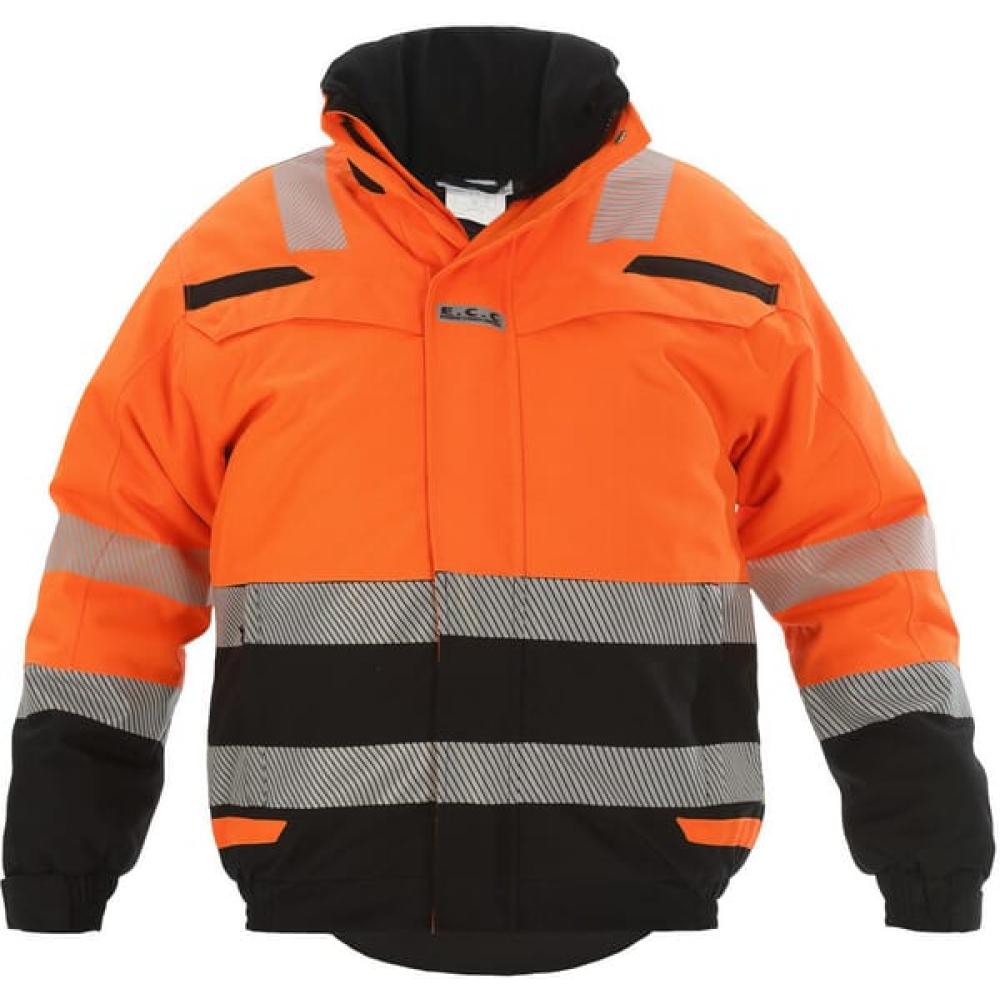 Pilotenjack Hi-vis, oranje-zwart, L