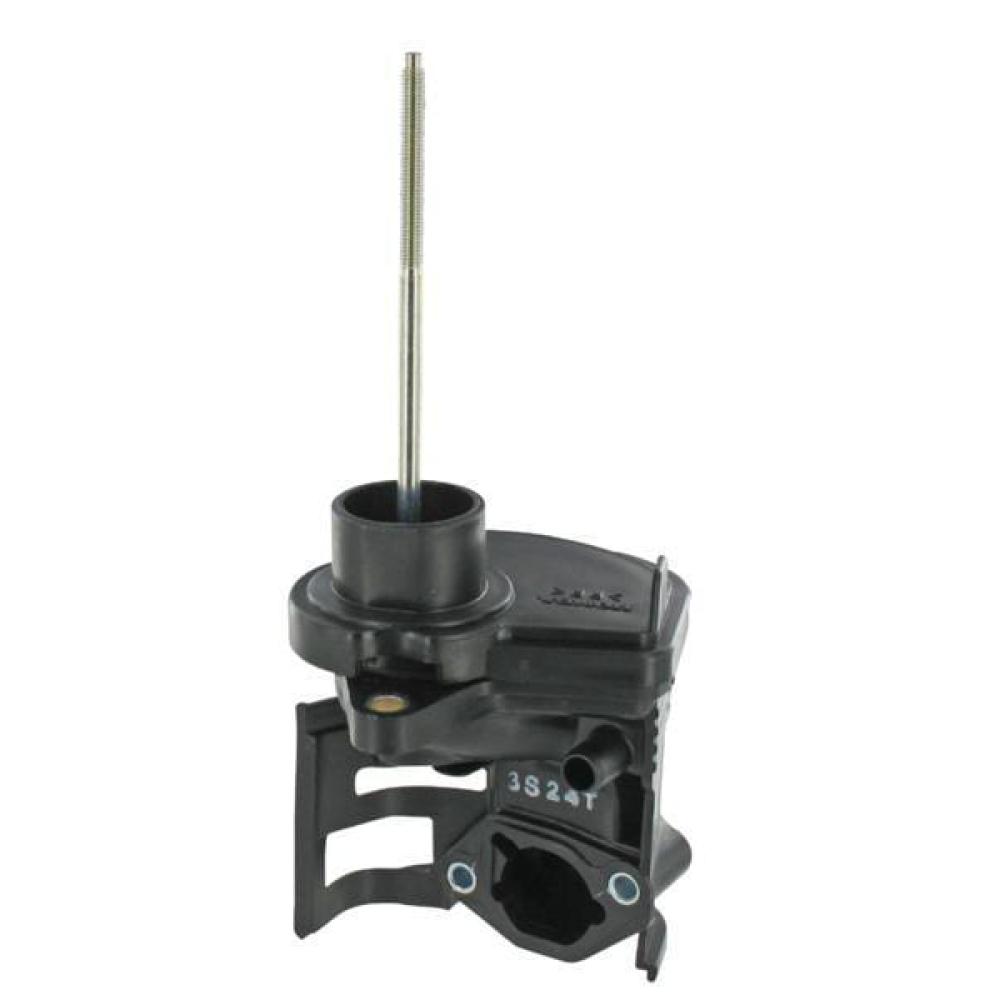 Angled front view with bag zipped and handles upright.