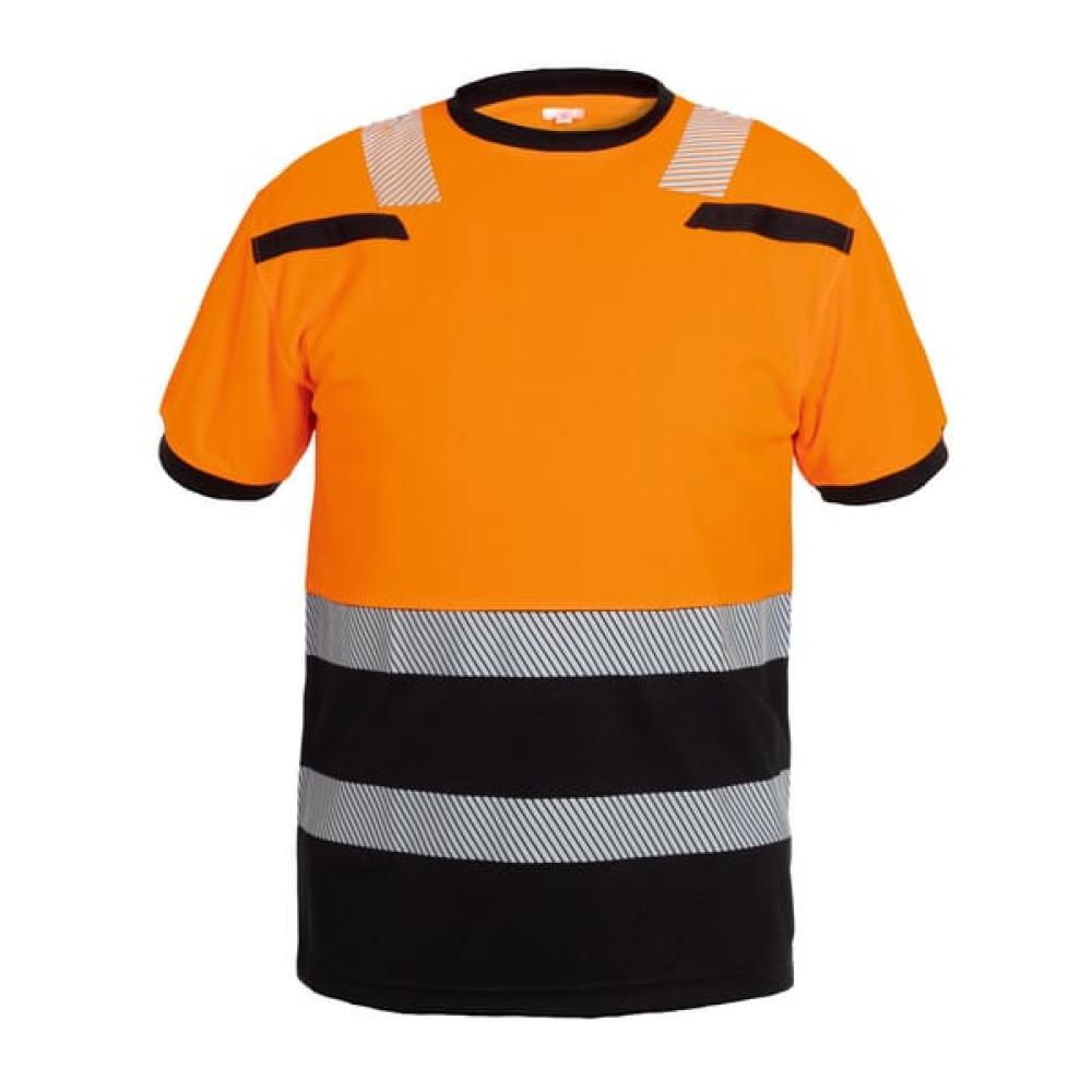 T-shirt Hi-vis 2XL orange/black Tulsa