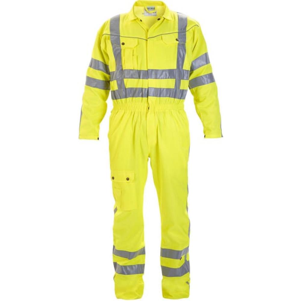 Zomeroverall, L/XL, maat 54, Hi-Vis, geel, Beaverline, Hydrowear
