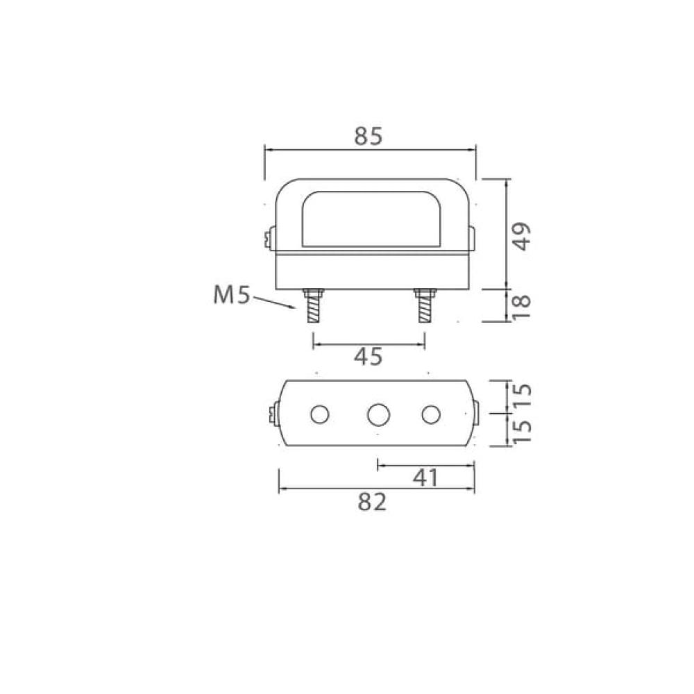 Kentekenlamp Regepoint 1