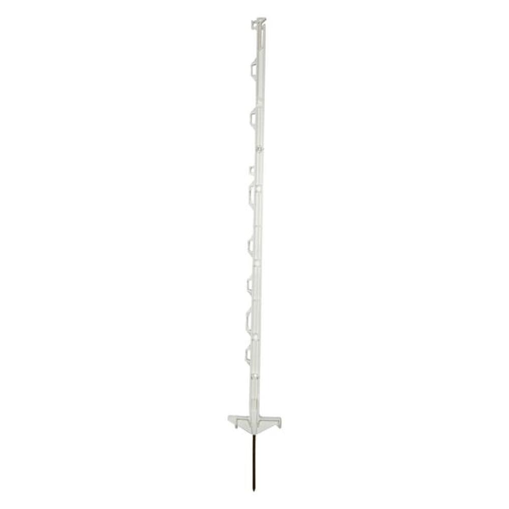 Kunststofpaal standard 90cm wit DS 10 stuks