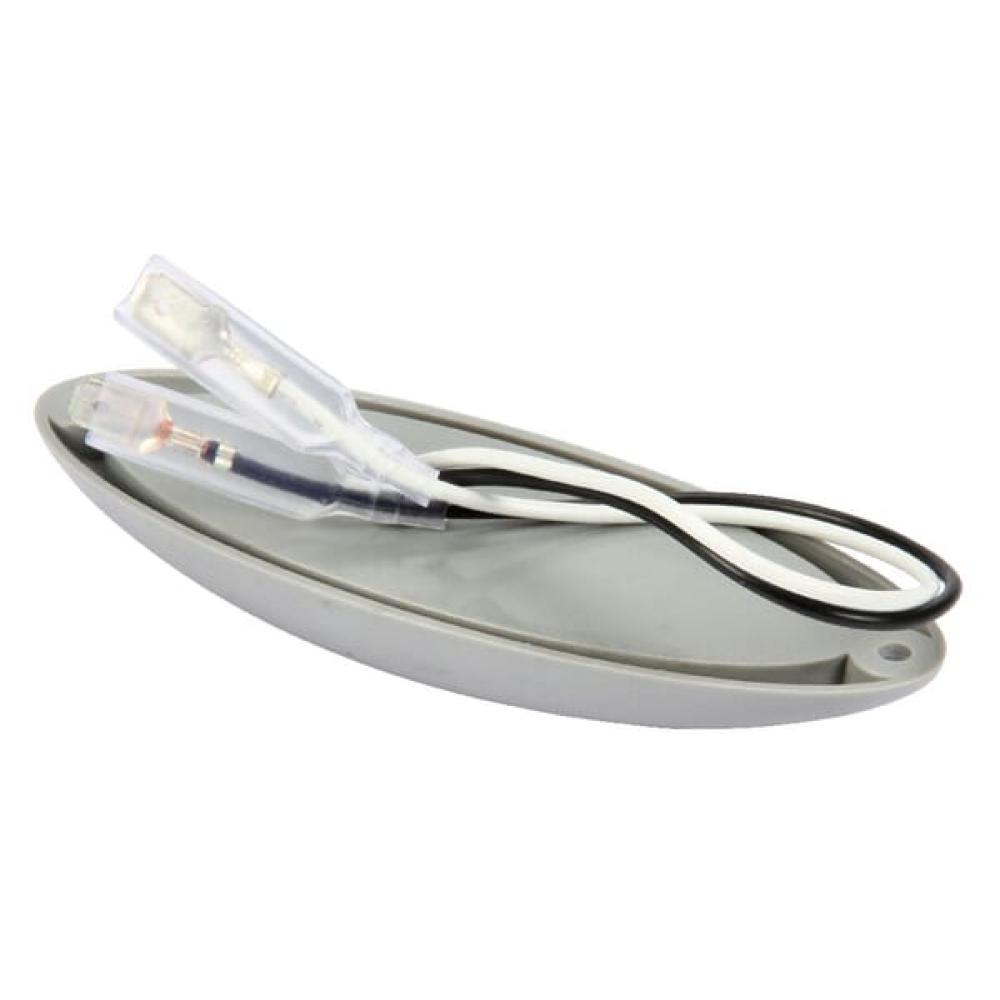 Breedtelicht led, 1W, ovaal, 12V, oranje, boutbevestiging, 124x14x45mm, 2-pin, Jokon