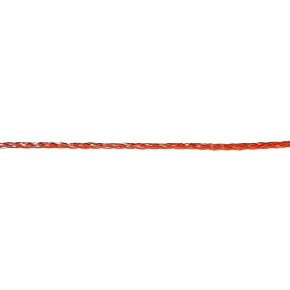 Pluimveenet 50m/106cm oranje 2p elektrisch