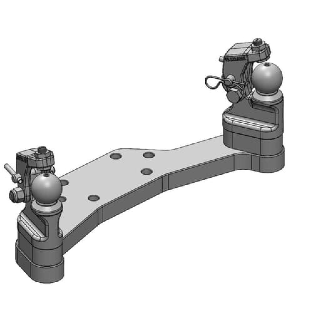 Forced steering K50® R/L with hold-down device for 45-50 mm (TP)