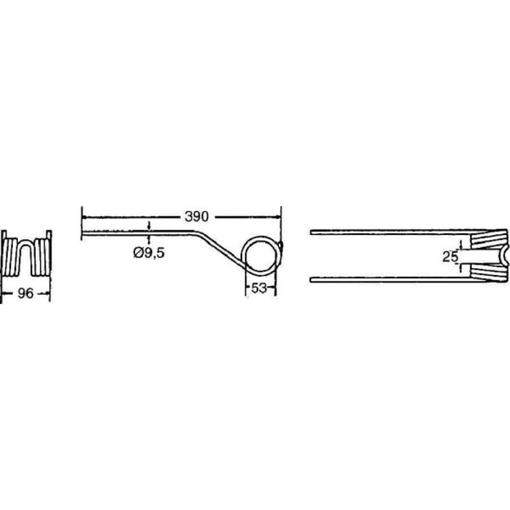 Cirkeltand org. Fella