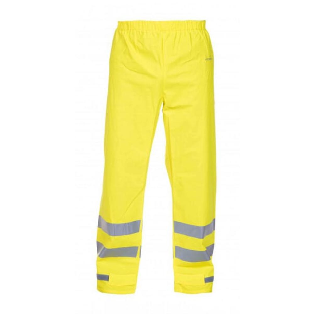 Regenbroek waterwerend, L, Hi-Vis, geel, Hydrosoft Hydrowear