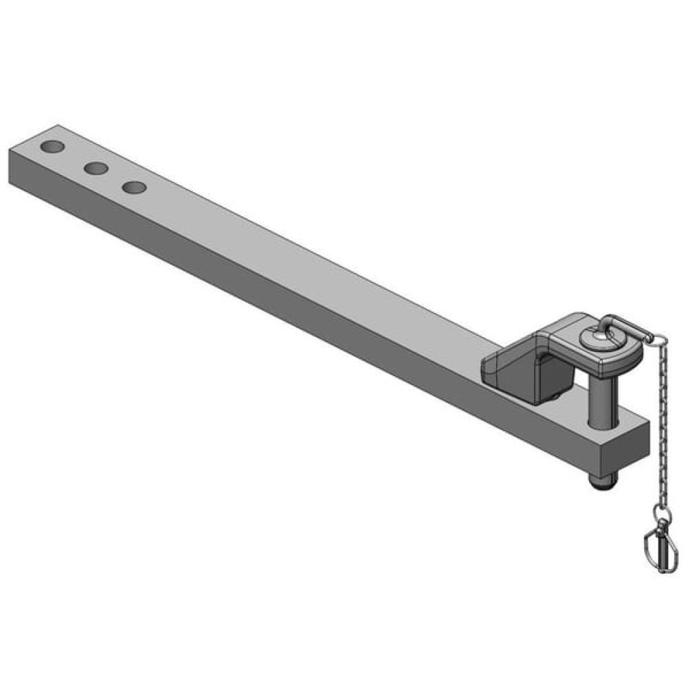 Drawbar 90x50 L1085mm Cat. 3 Ø38mm ISO 6489-3