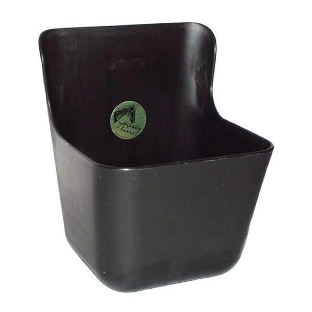 Angled front view with bag zipped and handles upright.