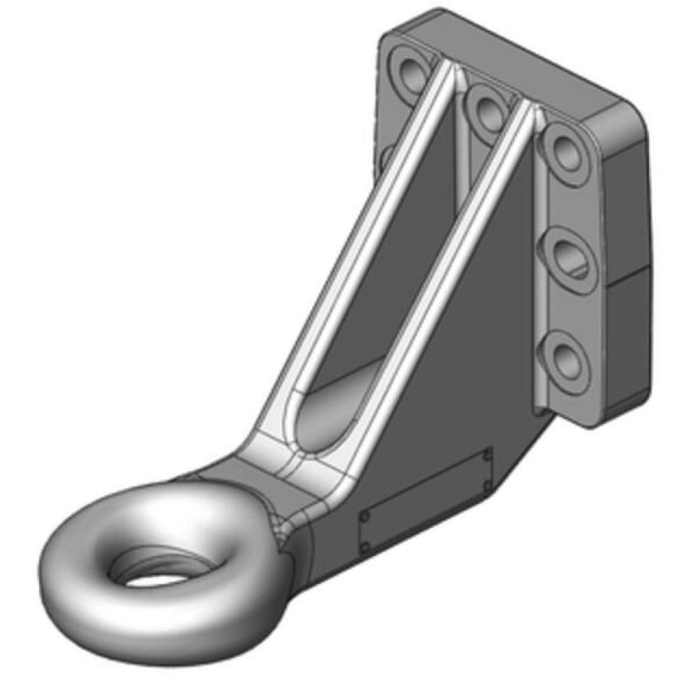 Towing Eye Ø50mm 110x100 versetzt DIN 9678-2