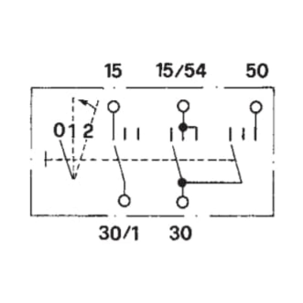 Contactschakelaar 0-1-2, Cobo