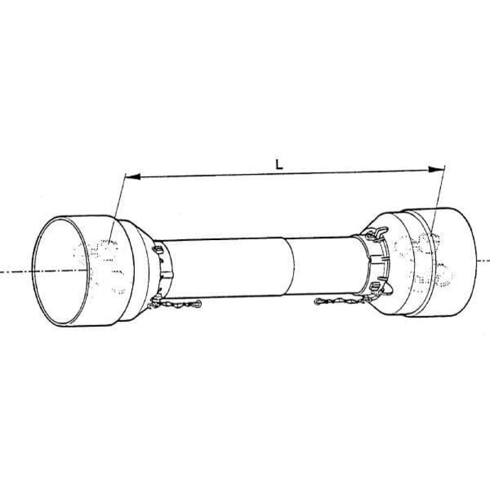 Afscherming compleet T20 2.200mm