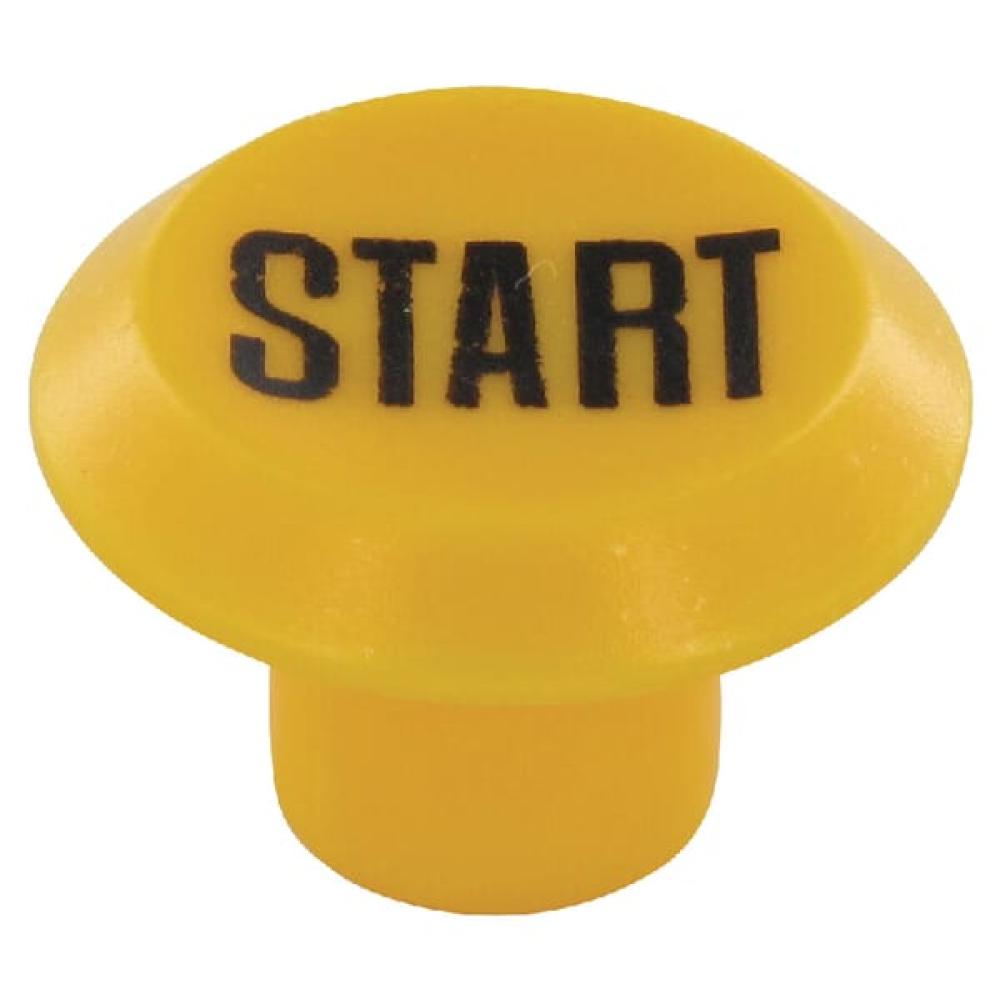 Embleem, start, rond, geel