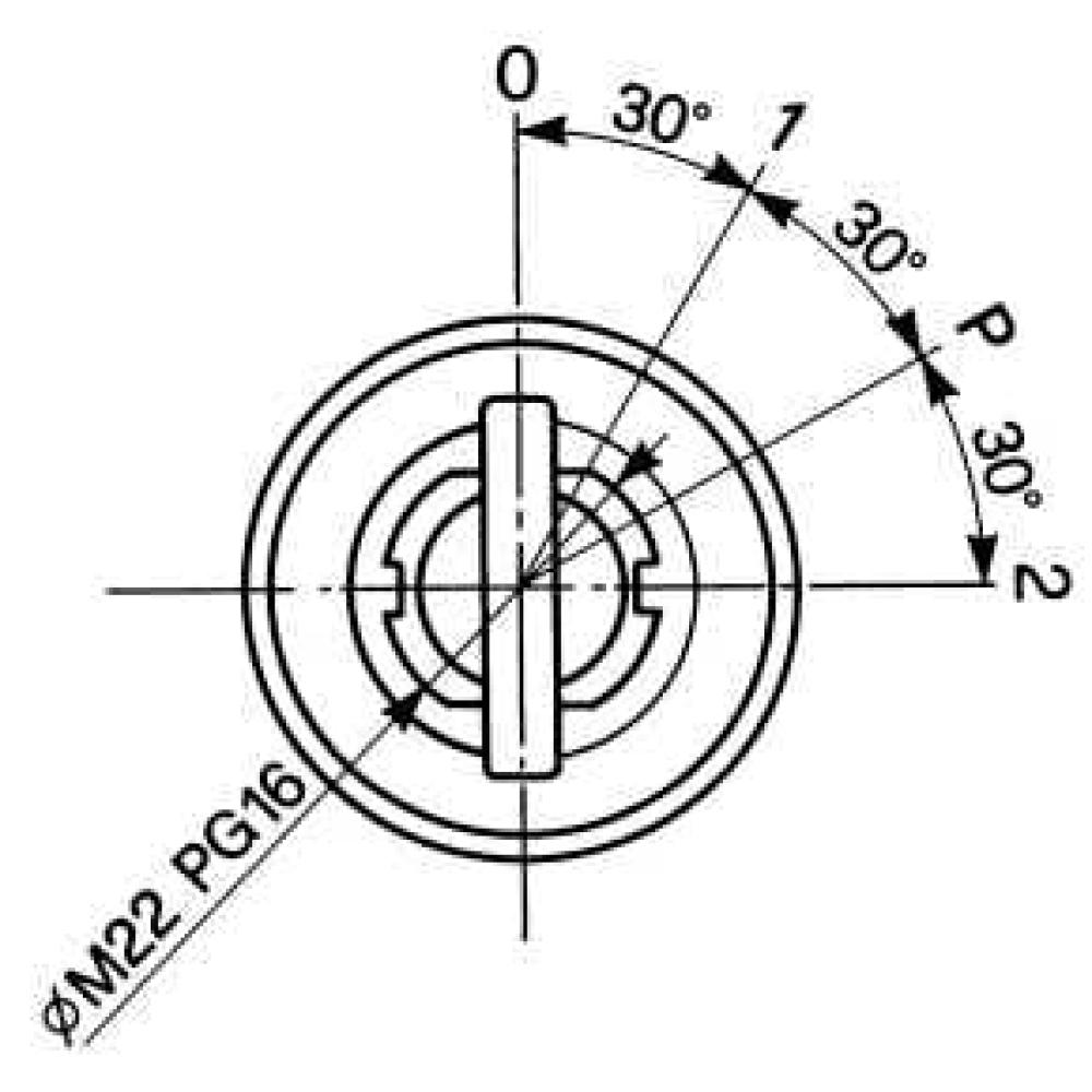 Contactschakelaar 0-1-P-2, Cobo