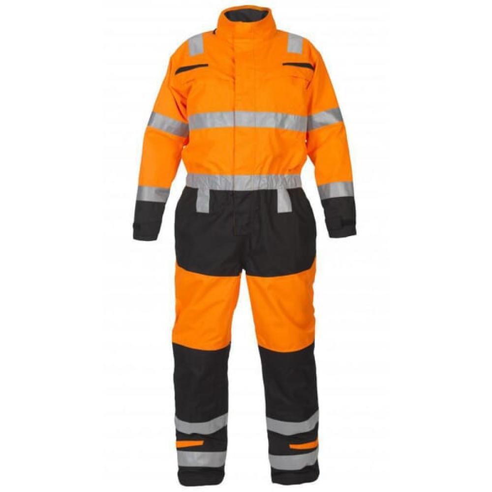 Overall waterwerend, 4XL, maat 48, oranje/zwart, Hydrowear
