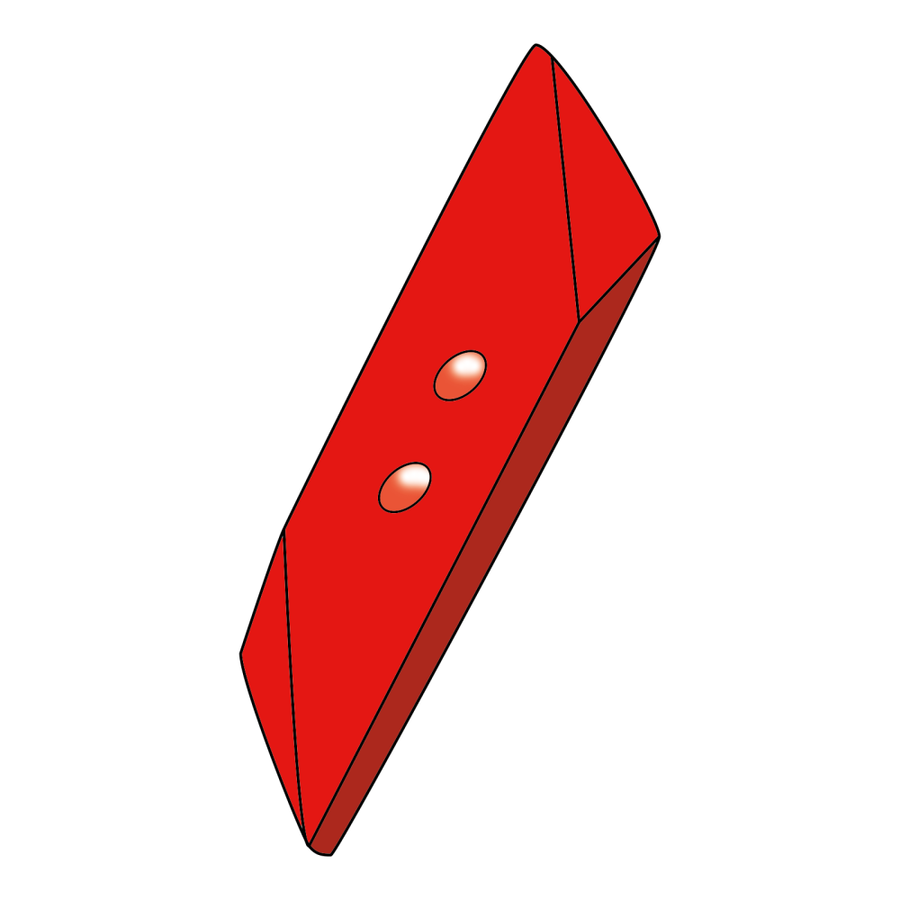 Schaarpunt 65x12 - rechts